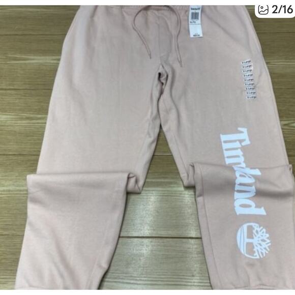 Timberland logo sweatpants - Color: Pink Size: XL - Picture 8 of 16